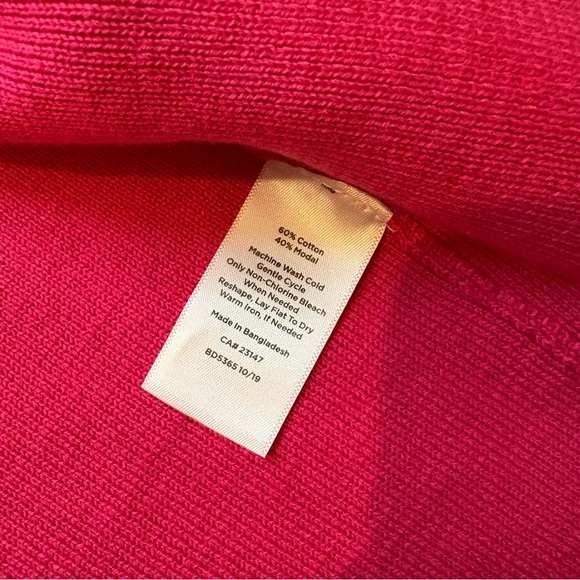 NWT, Talbots Pink Classic Dress Shrug Bolero Sweater, Sz M - Picture 14 of 14